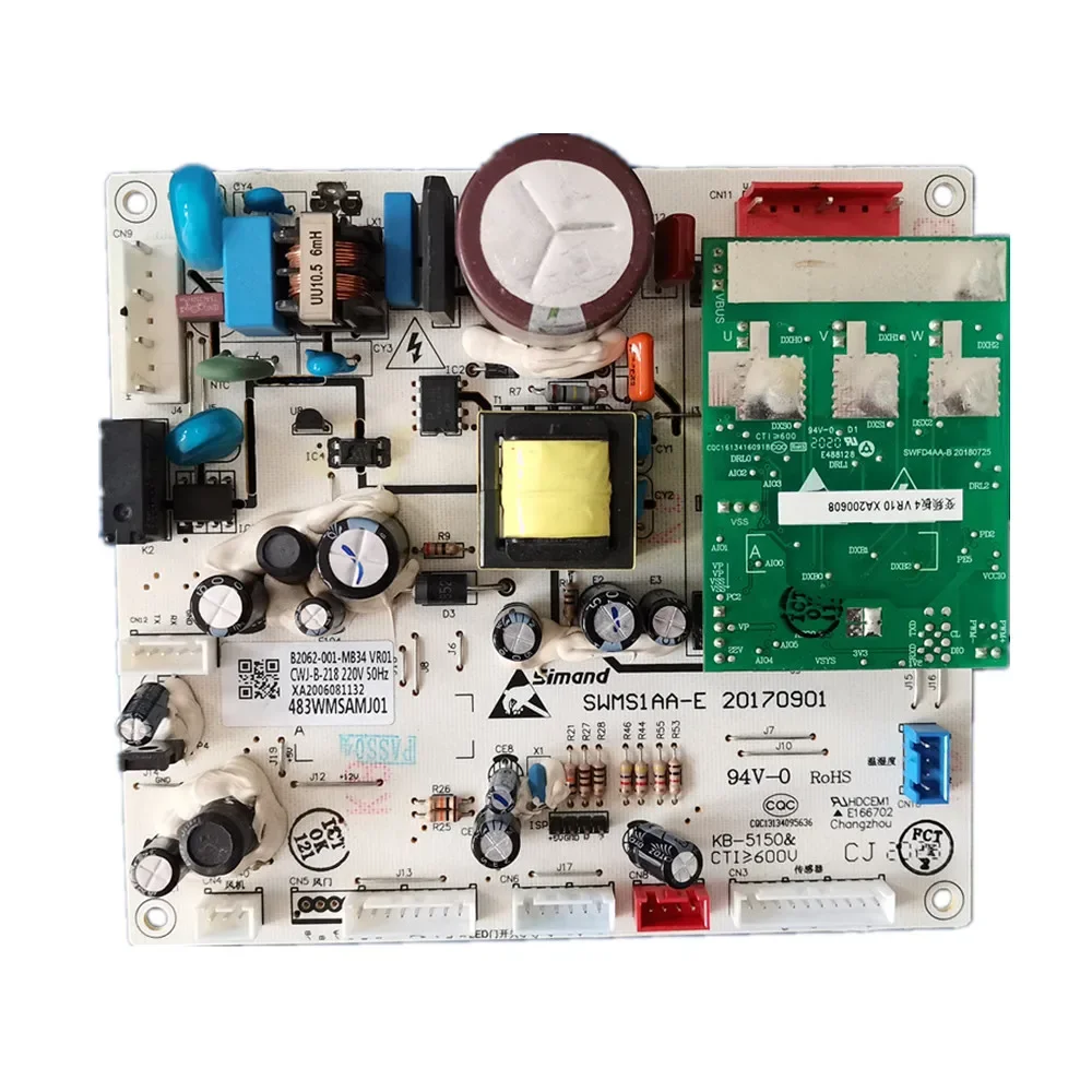 

SWMS1AA-E 483WMSAMJ01 Refrigerator Board Actual Drawing CWJ-B-218 B2062-001-MB34