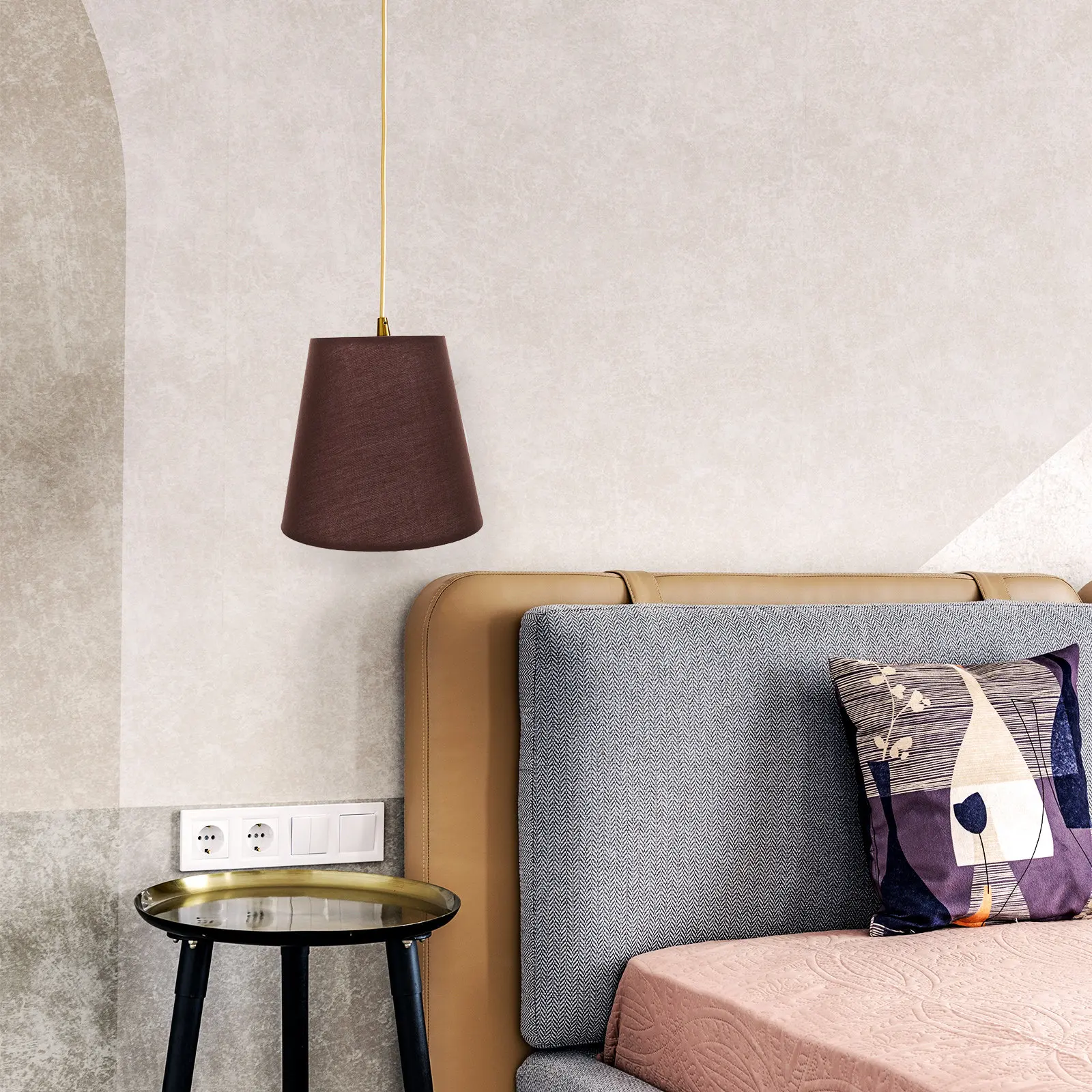 

Cloth Lampshade Replacement Small Solid Color Lamp Shade for Table Floor Wall Living Room Hotel Small Lamp Shades