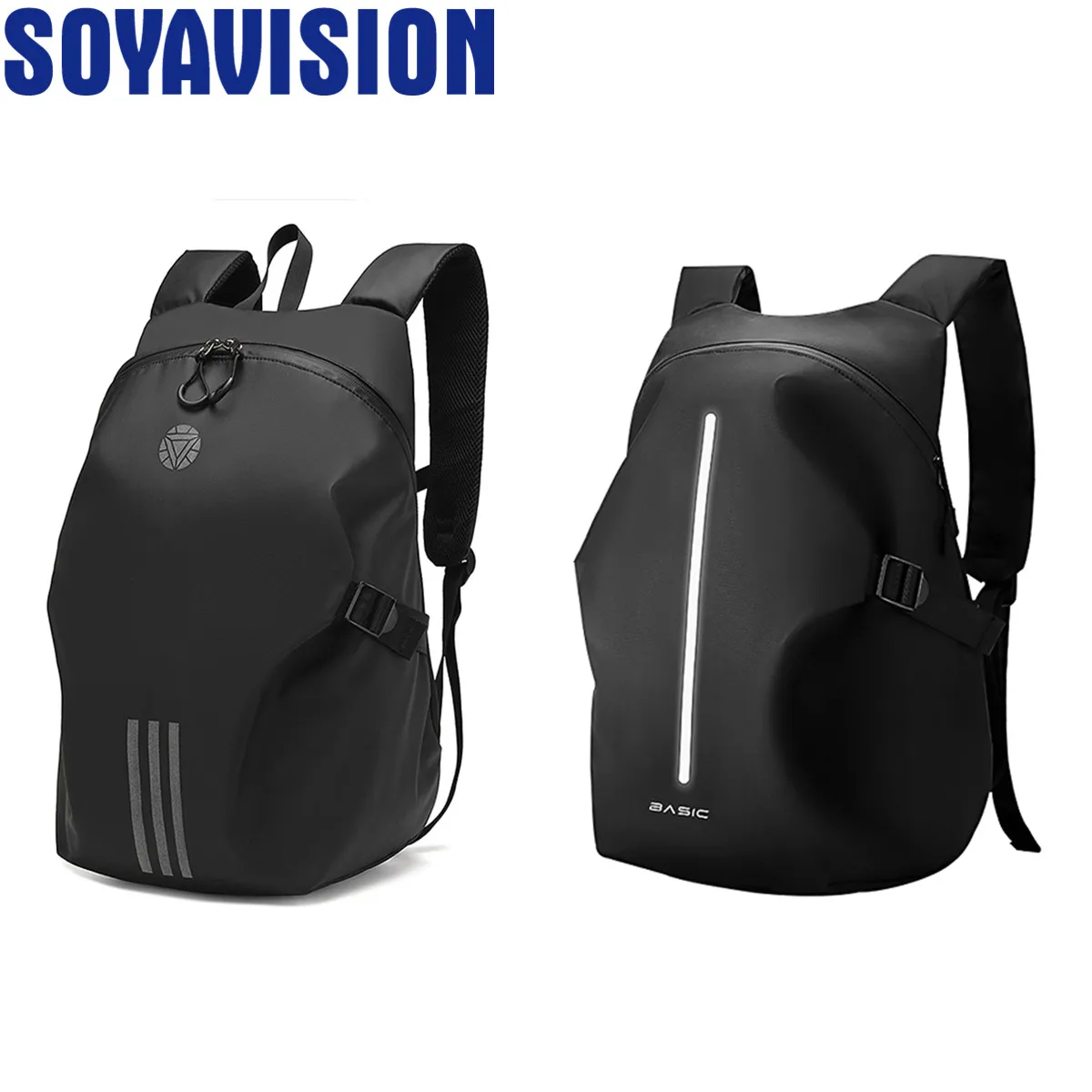 

Large Capacity Multifunctional Motorcycle Helmet Bag Waterproof Motorcycle Riding Backpack Reflective Bicycle Travel Laptop Bag