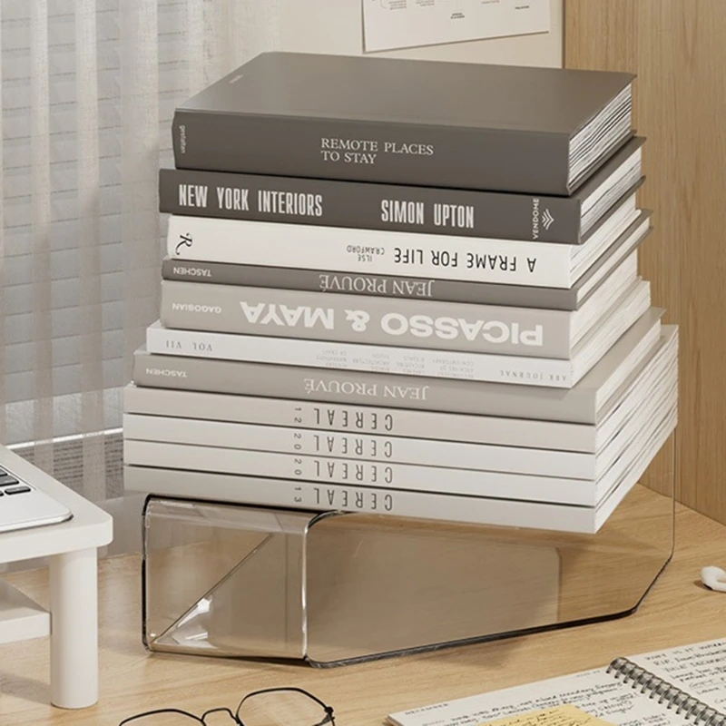 Office Folder Vertical File Sorters File Desk Clear Magazine Holder Rack Desk