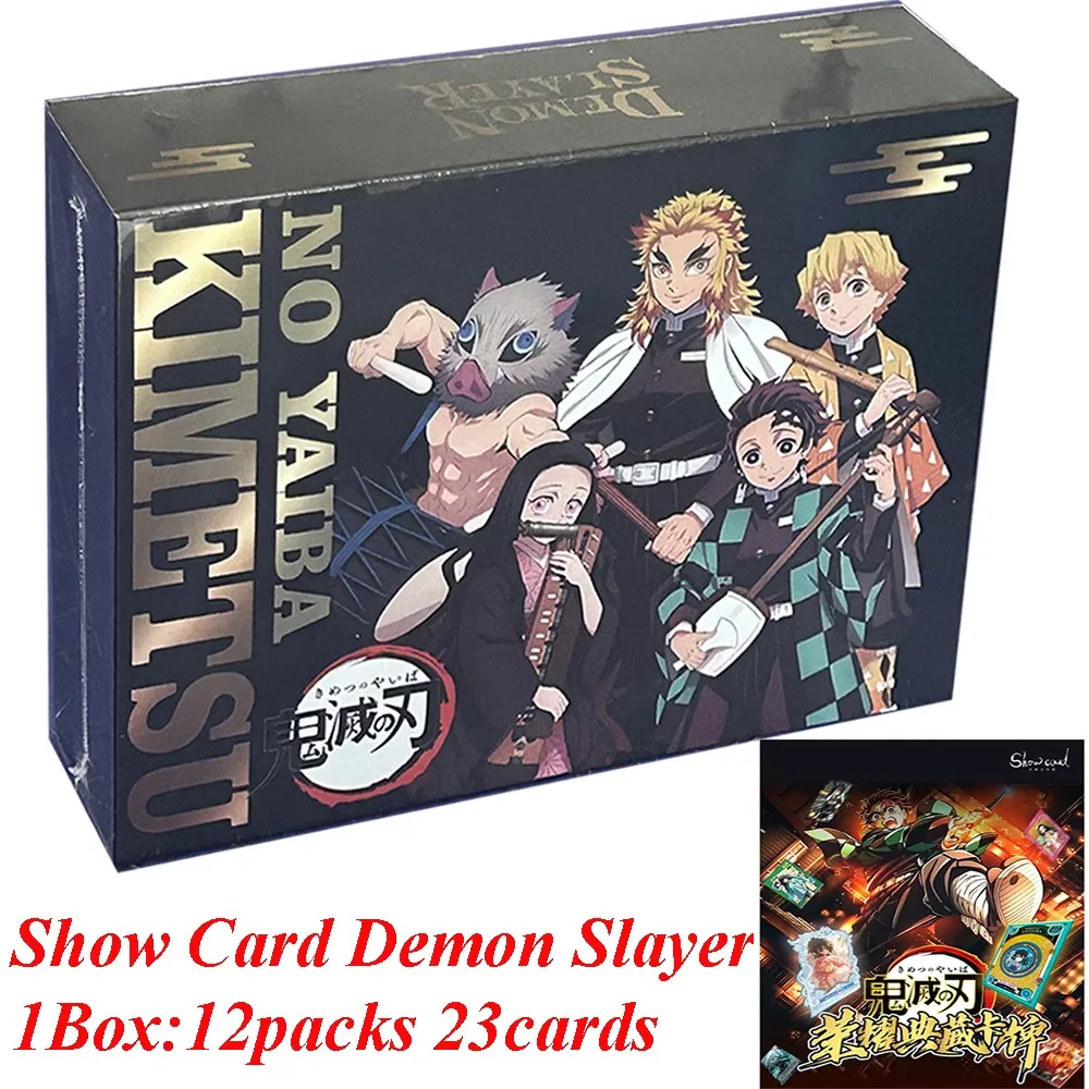 

Demon Slayer Collection Card Show Card Anime Tanjirou Kamado Nezuko Rare Ssk Skp Laser Ticket Stub Grating Metal Cards Toy Gift