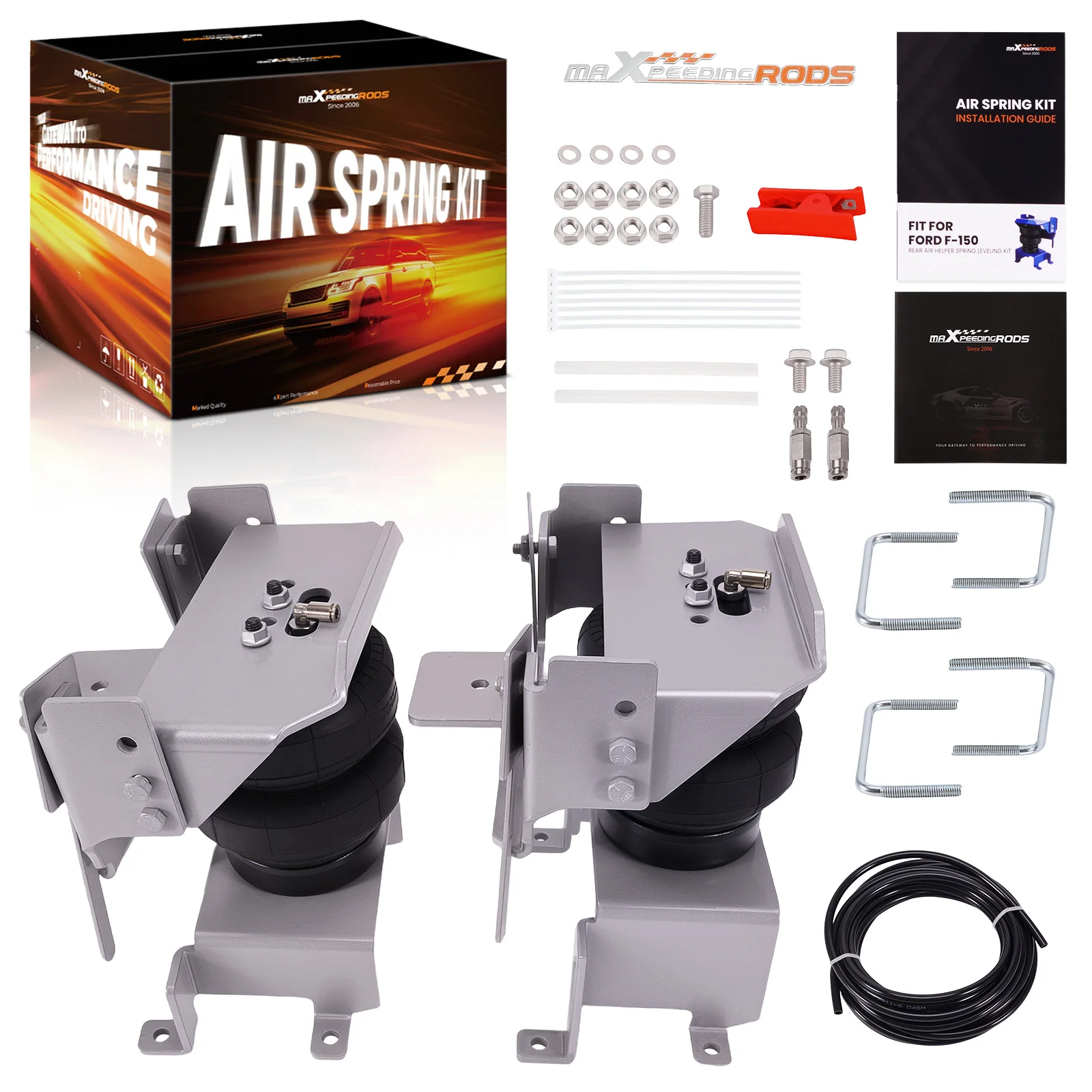 Tow Assist Over Load Air suspension Bag Kit For Ford F150 2WD & 4WD 2015-2025