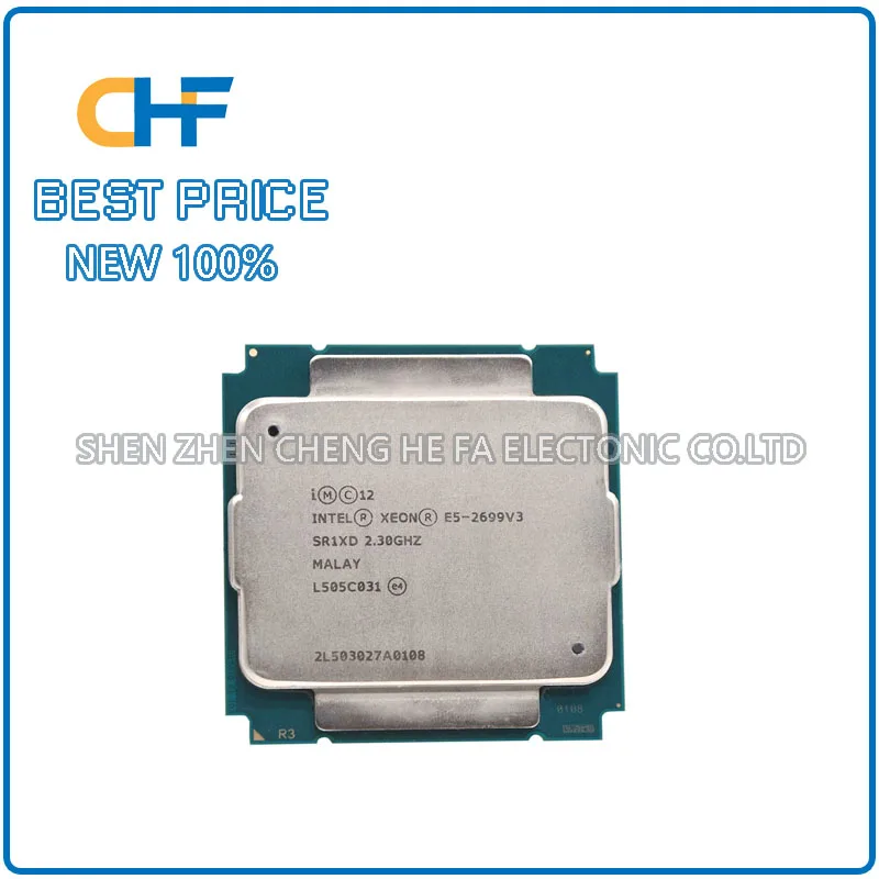 

E5 2699v3 18 Core 36 Thread 2.3GHz 145W 45MB LGA 2011-3 interface CPU processor E5-2699v3