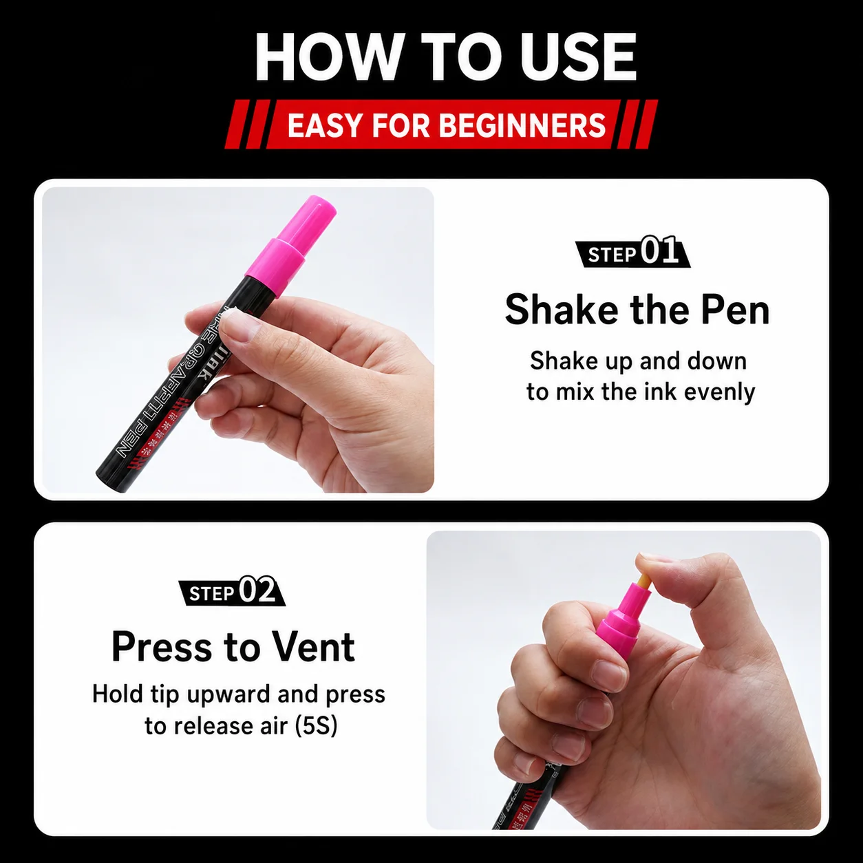 Tee Height Marker - قلم تحديد قابل لإعادة الاستخدام، قلم