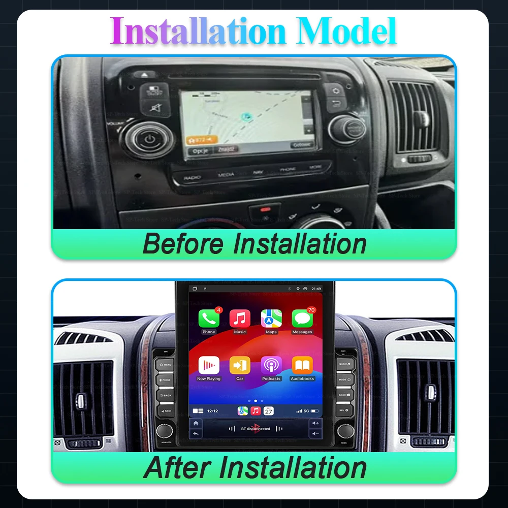 9.7 Inch Android 16 For Citroen Jumper/relay Peugeot Boxer Fiat Ducato 2006-2022 Car Radio Multimedia Video Player Carplay 5g