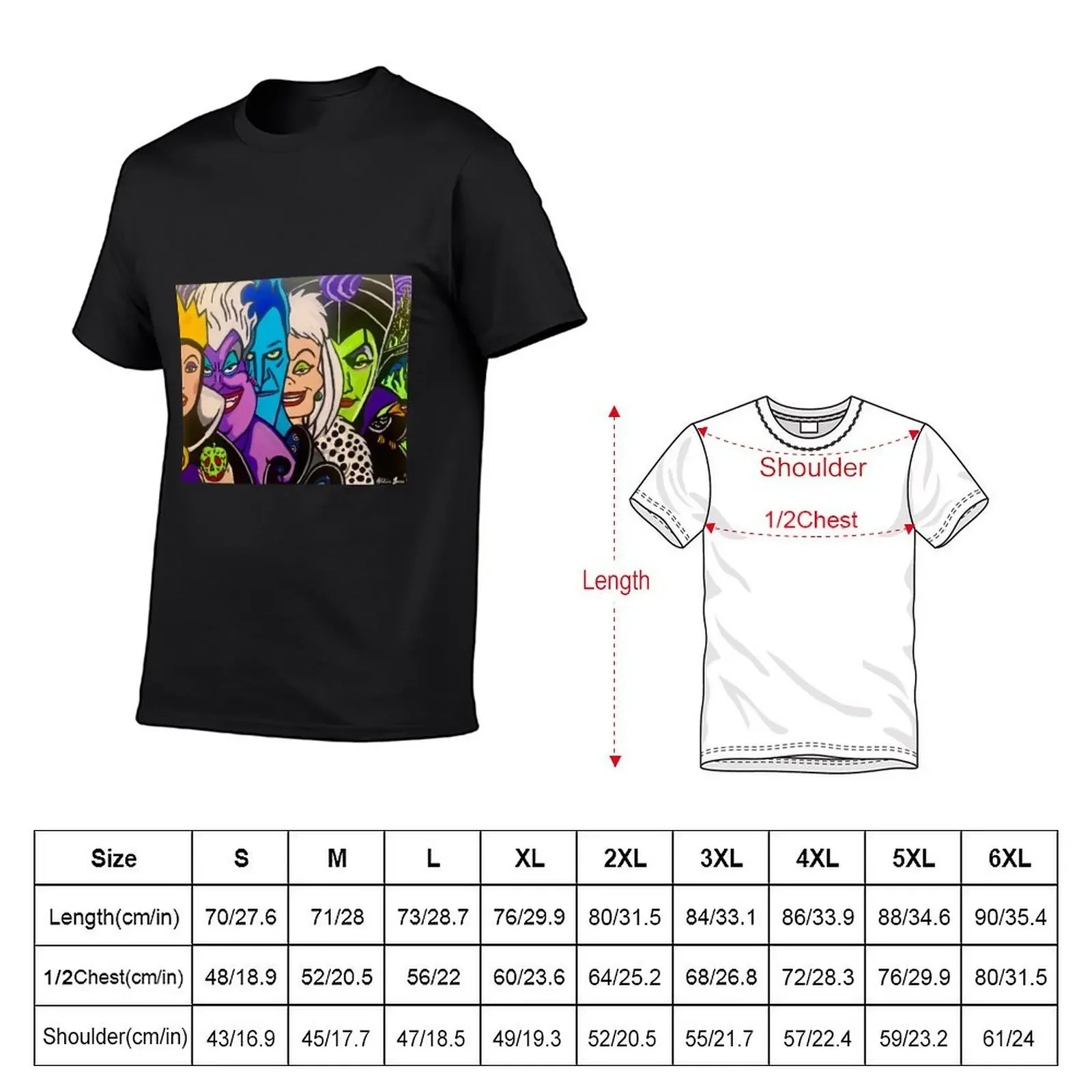 Villains T-Shirt sweat anime stuff basketball graphic tees compression shirt men