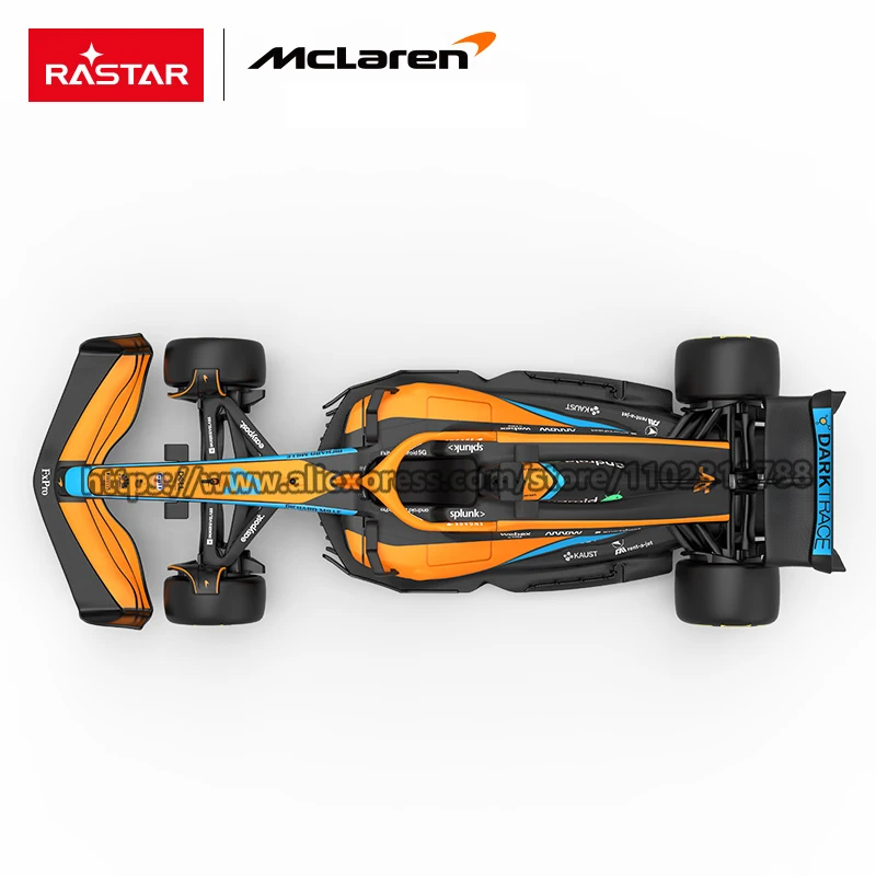 RASTAR 2022 Mclaren MCL36 #4 Racing Model 1:24 Alloy Diecast Model Car Collection Gifts Toys For Adults