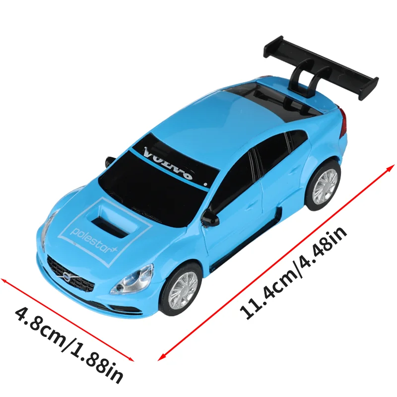 Analog Slot Car S60 Polestar Continental GT 1/43 Scale With Light Electric Circuito Coche Evolution Racing Race Track Toy Cars - Image 2