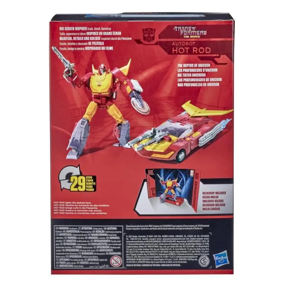 Hasbro Transformers Speelgoed Studio Serie Voyager Klasse The Last Knight Autobot Hot Rod Model Pop Action Figure SS86-26