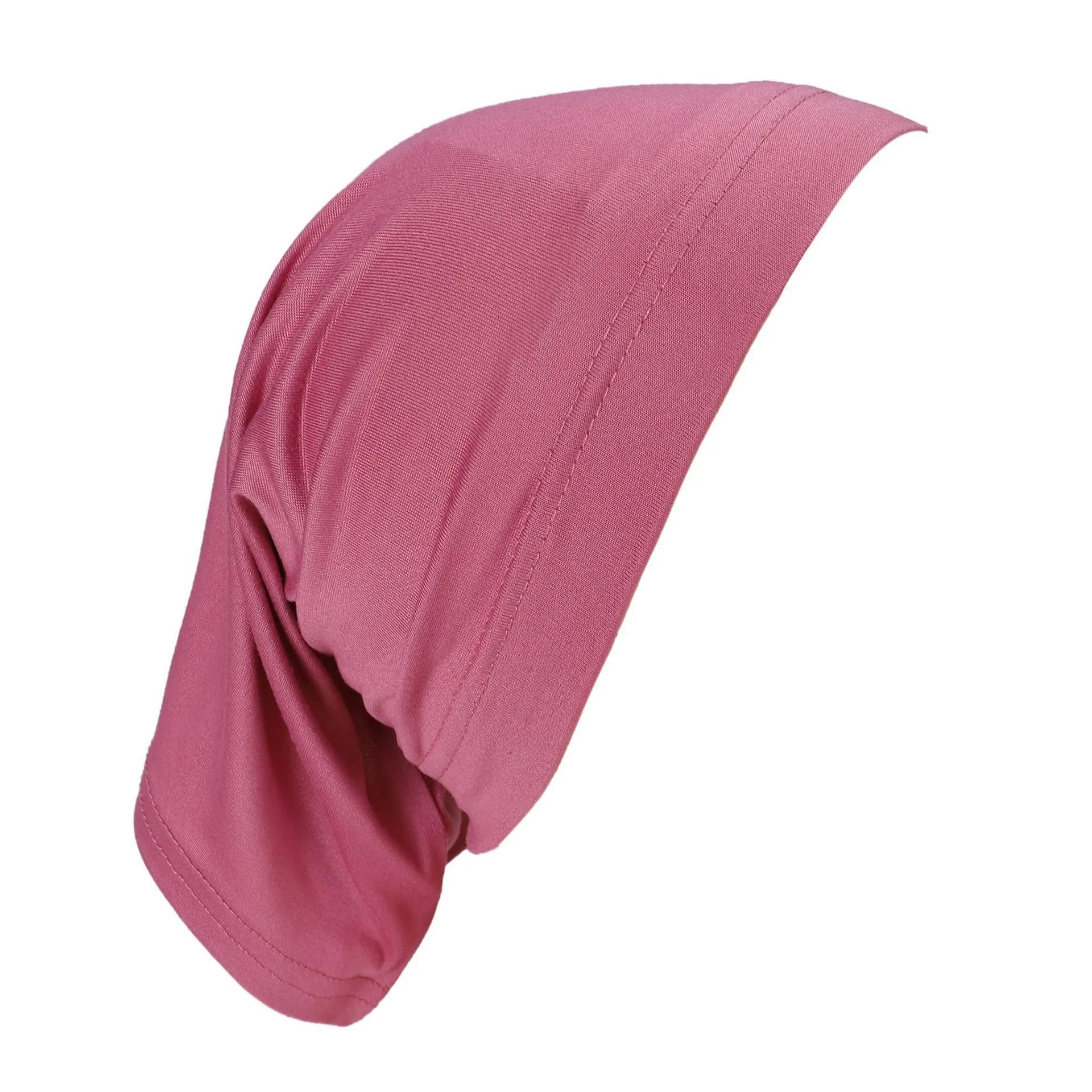 Hijab Multicolore pour Femme, Chapeau de Cou, Bande artificiel astique, Moyen-Orient, Malaisie, Indonésie, Populaire, Solide, Document, Nouveau