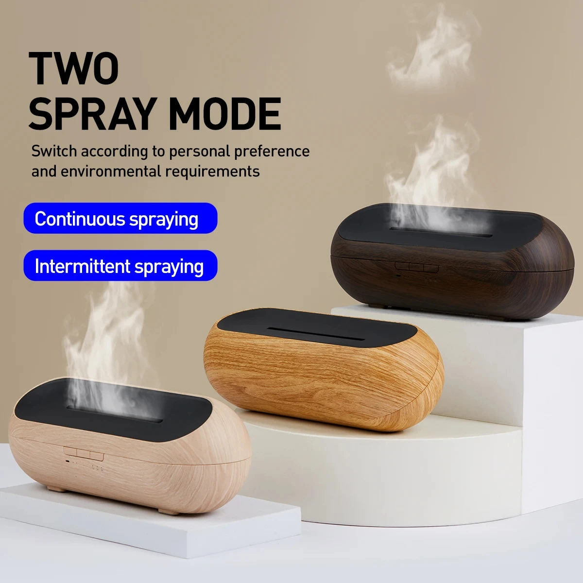 NEW Humidifiers For  Essential Oils Diffusers For Bedroom Purifier Tabletop USB  Aromatherapy Machine Remote Control