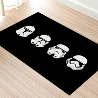 Film Door Mat For Bedroom Decoration Cool Kitchen W-Wars Bath Carpet House Super S-Star Absorbent Rug Foot Non-slip