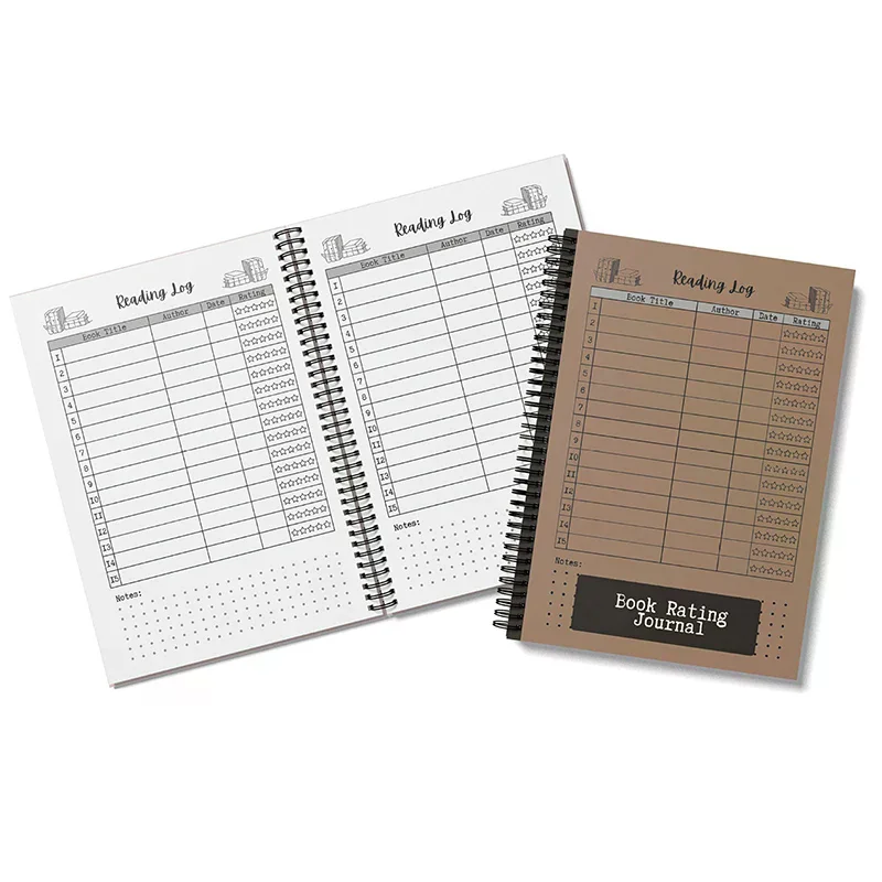 Compact Reading Journal - Track Your Progress With Book Ratings, Notes & Lists - Ideal Gift For Book Lovers & Voracious Readers