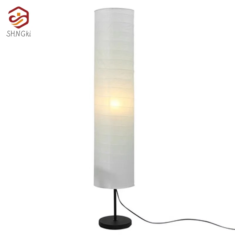 Scandinavische Stijl Minimalistische Floor Lampenkap Papier Ontwerp Vloerlamp Schaduw Europese Stijl Fashion Home Hotel Slaapkamer Decoratie Lamp
