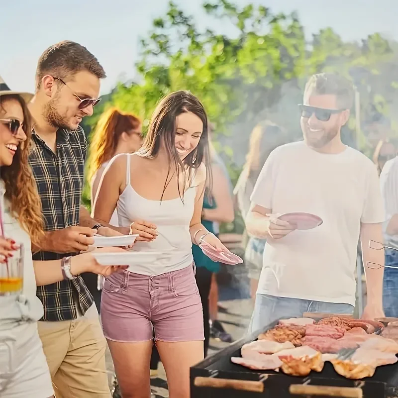 Forros de forno antiaderentes, 4 tamanhos, reutilizáveis, churrasqueira, esteira de cozimento, ferramentas de churrasco, fácil limpeza, lembranças de festa, cozinha, ferramenta para churrasco