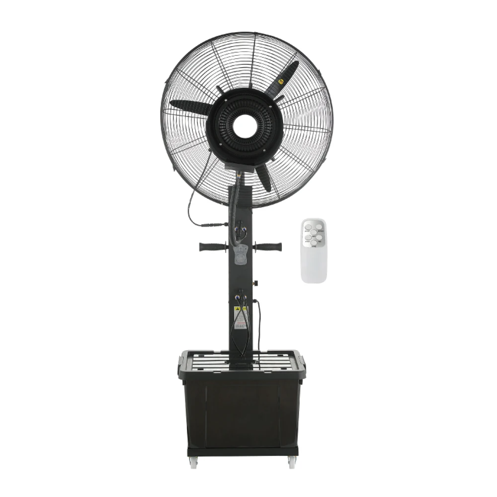 High Quality Mist Fan Air Cooler Standing Humidifier Mist Fan With Remote Water Mist Fan Spray