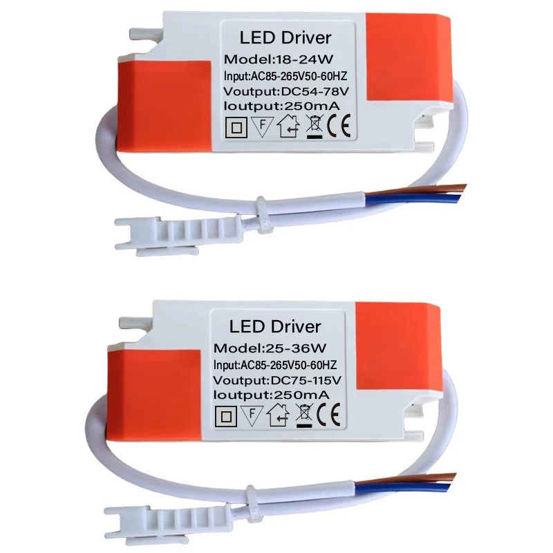 10Pcs LED Driver 260mA Constant Current Alimentatore for LED Driver Transformer 3W 4-7W 8-12W 12-18W 18-24W 24-36W