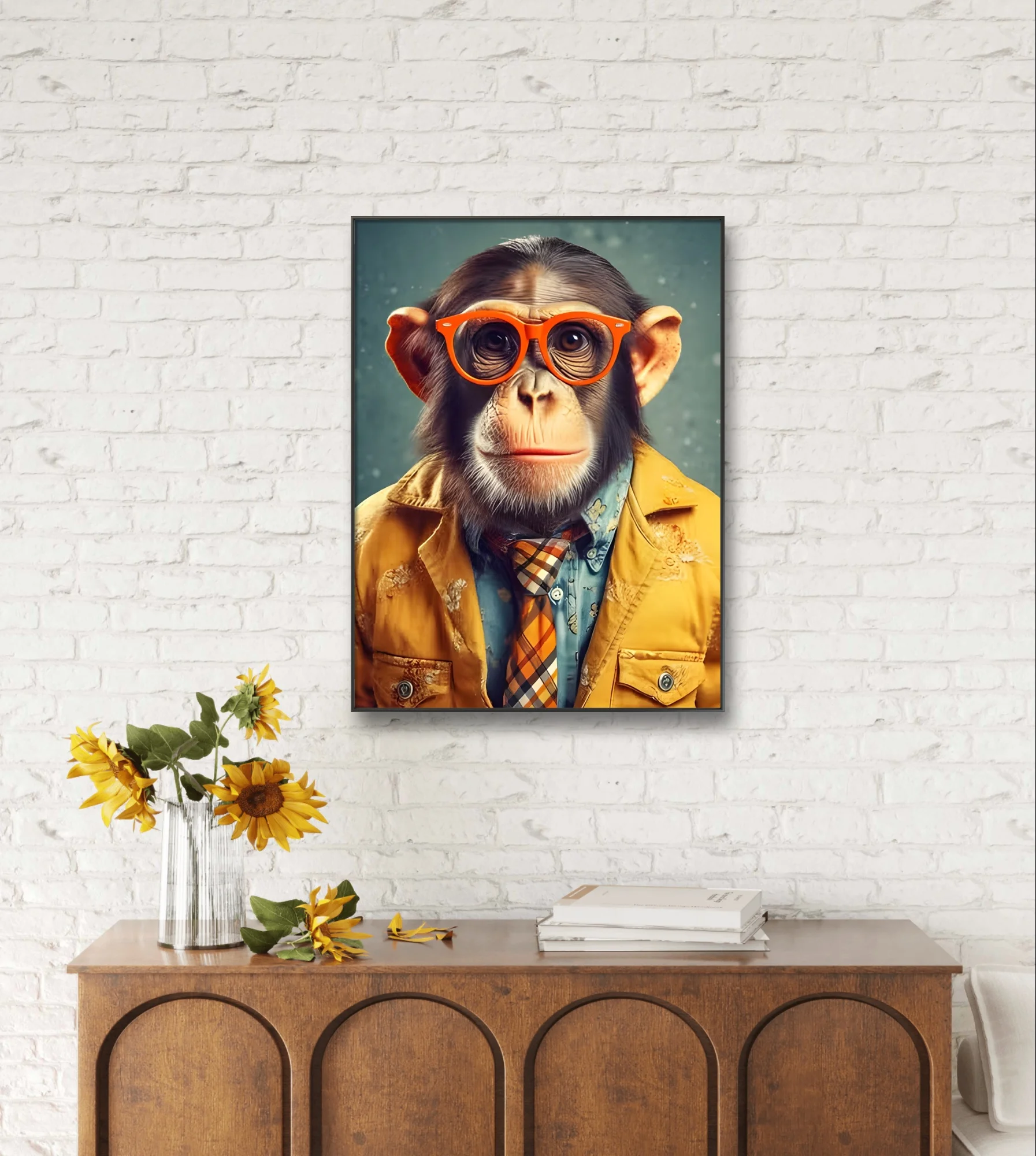 Cartoon Orangutan 5D Diamond Painting Comic Monkey DIY Diamond Embroidery Cross Stitch Animal Home Wall Decor Handmade Gifts