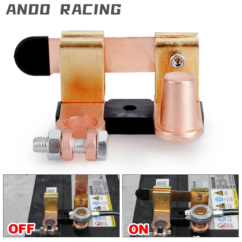 250A Isolator Power Cut Off Battery Disconnect Switch 12V 24V Top Post Knife Blade Series Switch for Marine Car Boat RV ATV