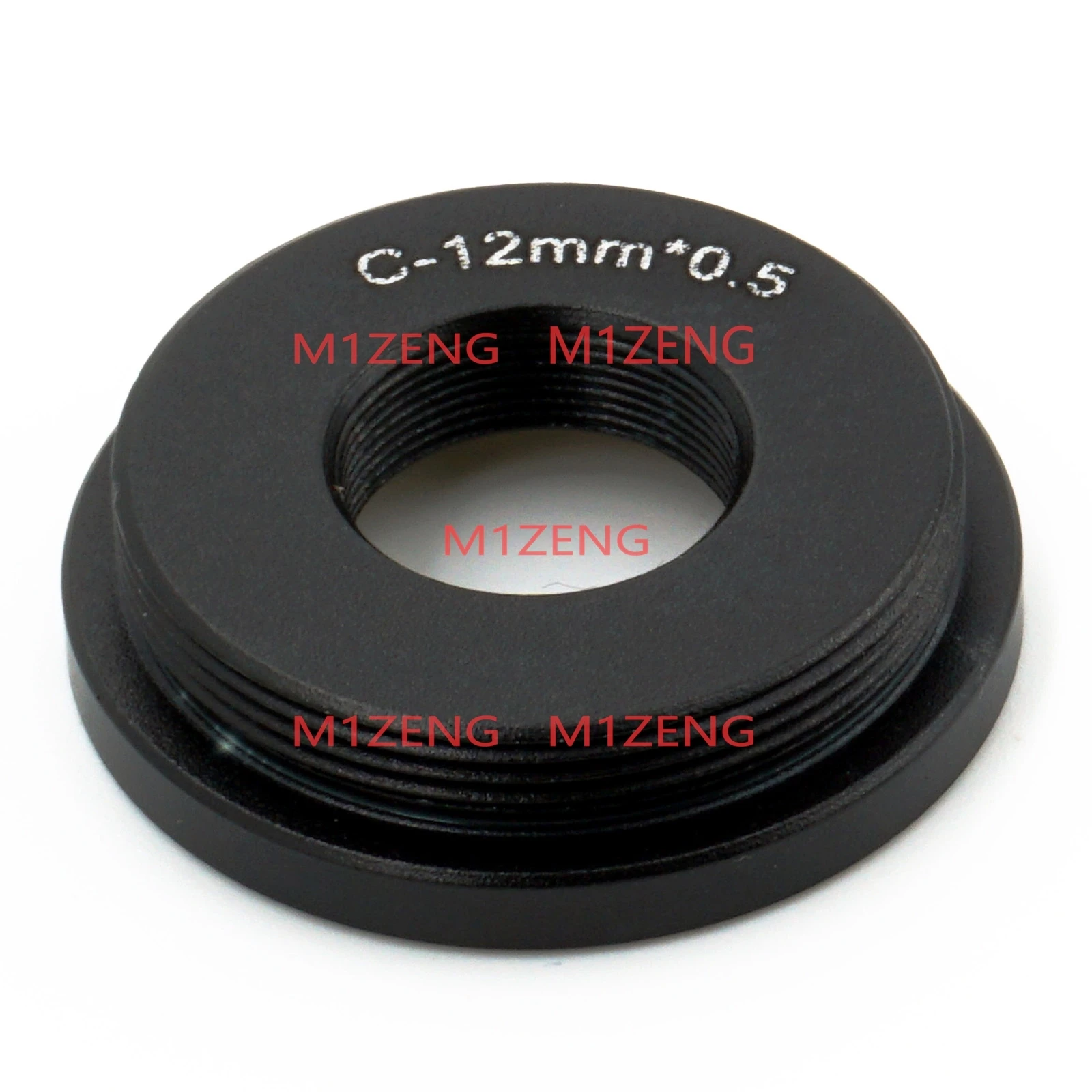 C-M12 Outer 25.4 C Mount to Inner 12mm X0.5 Screw microscope objective Adapter