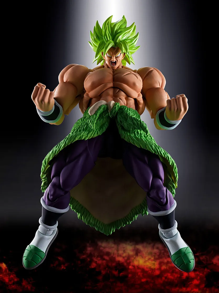 【En stock】Figuras de acción originales Bandai Sh Figuarts Shf Dragon Ball Z Broly Fullpower, figuras coleccionables de anime, juguetes, figuras