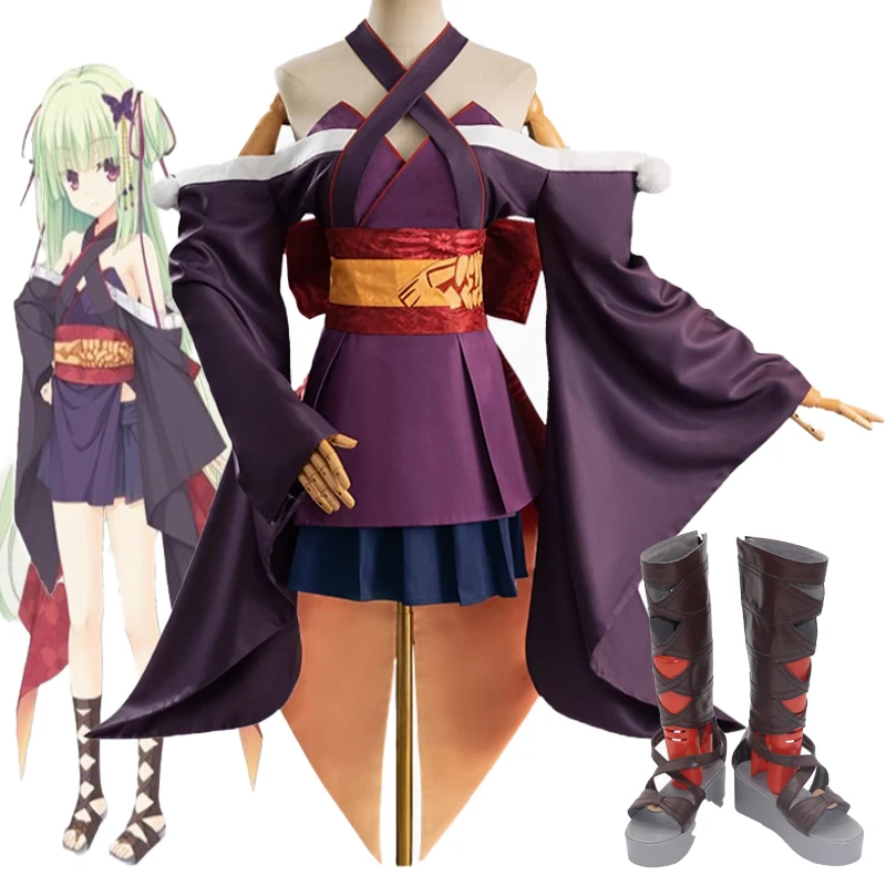 Murasane Senren Banka Cosplay Anime Costume Game  Purple Shoes Uniforms Halloween Carnival Women Girl Outfits Uma Musume Cosplay