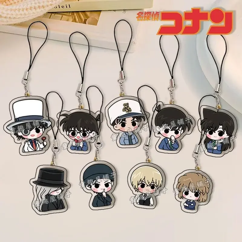 Anime Haibara Ai Voor Mobiele Telefoon Riem Detective Conan Lanyard Voor Iphone Furuya Rei Mobiele Telefoon Riemen Hang Touw Decor Geschenken