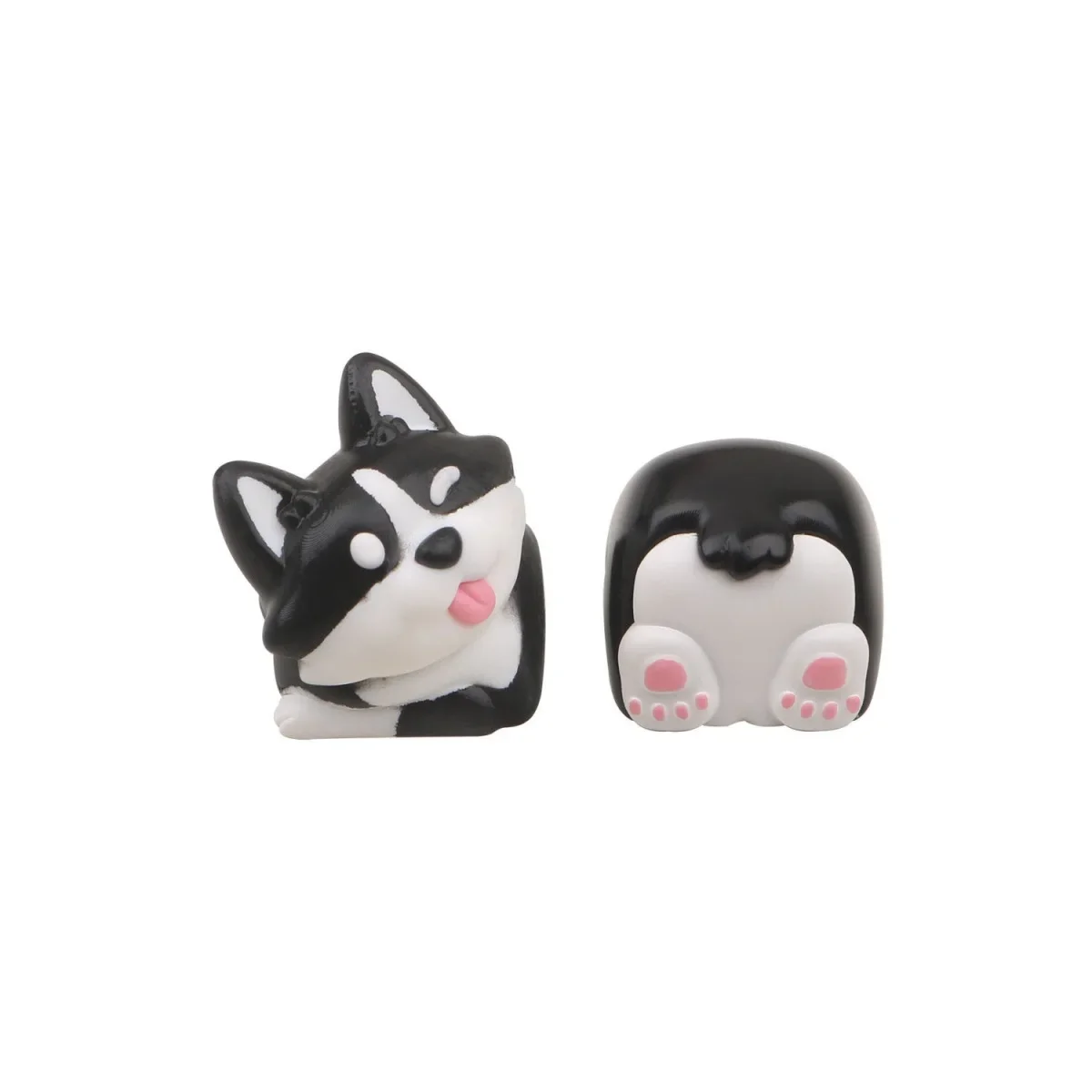 Corgi Keycap Butt Chai Dog Manual Painting Creative Personality Cute 3D Keycaps Mechanical Keyboard Key Cover