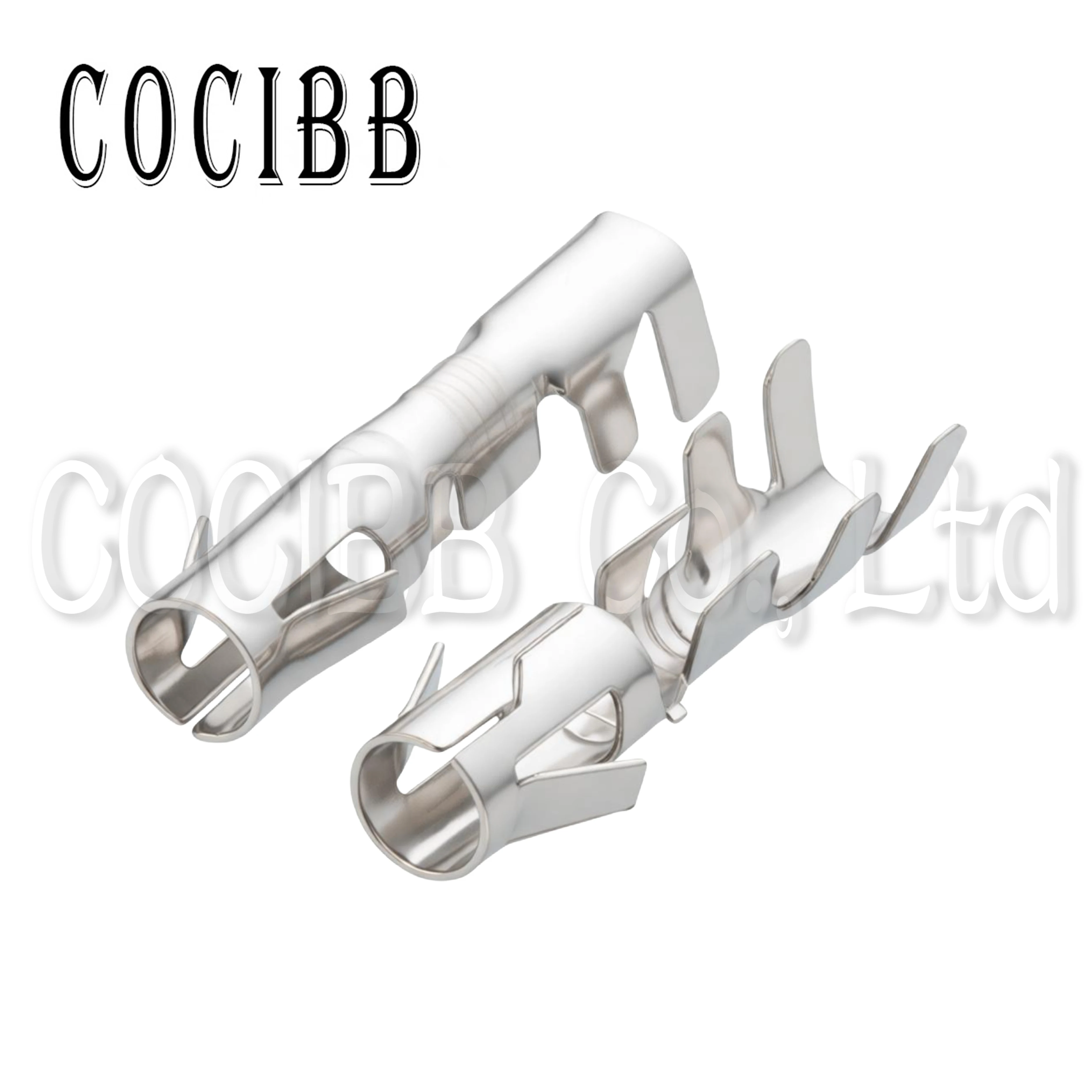 

20 Pcs 925714-1 Car Splice Wire Terminal Non-Insulated Auto Crimp Terminals Brass Electrical Battery Connector Pin