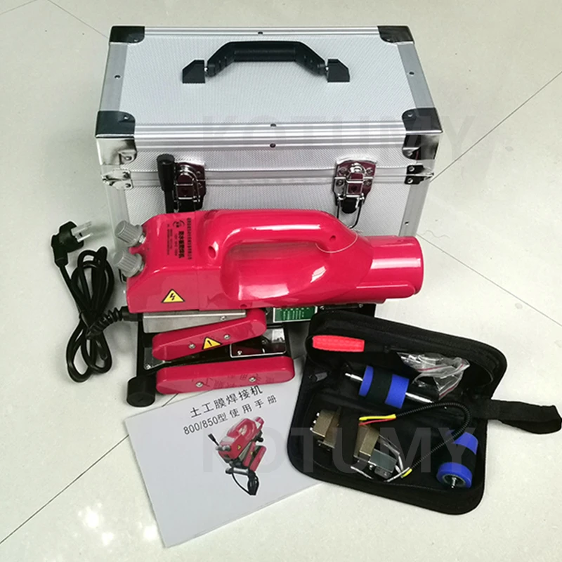 

220V Geomembrane Welding Machine HDPE Sheet Wedge Welder PVC Repairing Welding Machine Plastic Layer Sealing Tool