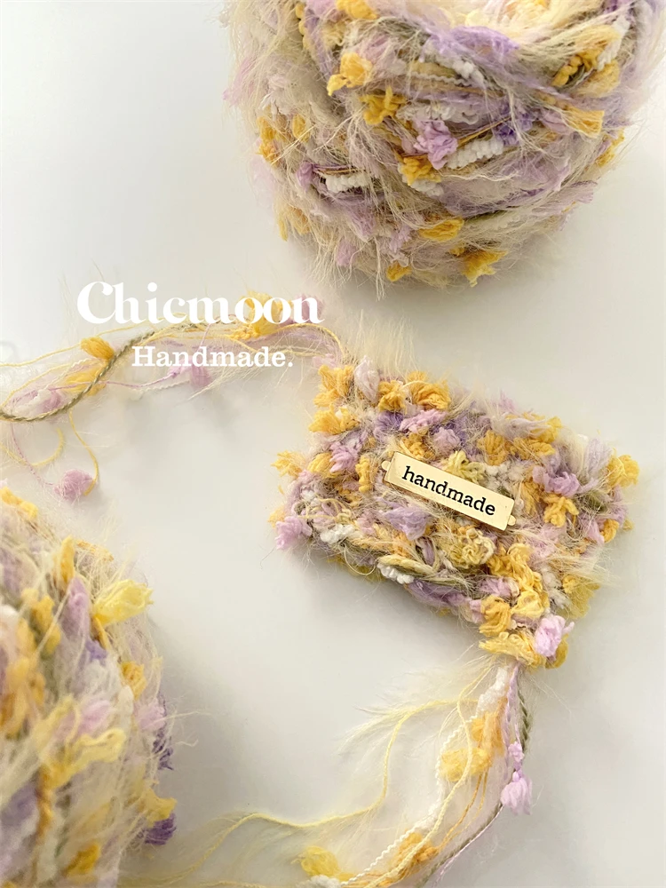 

[Chicmoon] Flower Dream | DIY Features Hand-mixed Wool Ball, Crochet Woven Bag Card Cover