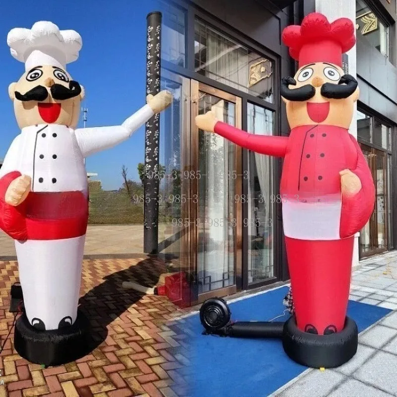 Outdoor Inflatable Waving Doll, Catering Celebration Advertising Decoration