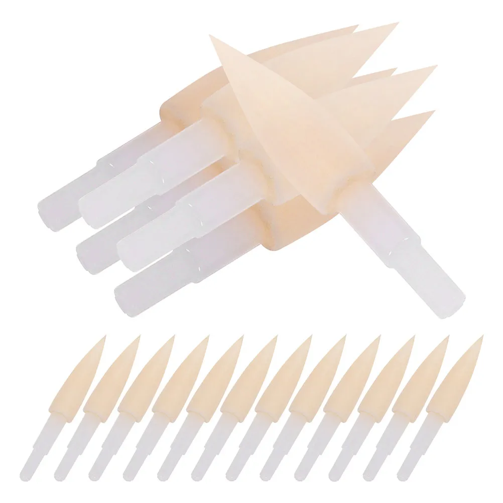 

25Pcs Sponge Calligraphy Pen Heads Soft Brush Replacement Tips Easy to Replace Longlasting Writing Tools for Calligraphy