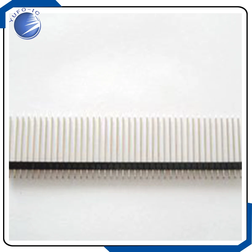 5 قطعة/الوحدة 1*40P ذكر 2.54 صف واحد 25 مللي متر طويل ذكر رأس الدبوس موصل الشريط 1*40PIN 1*40