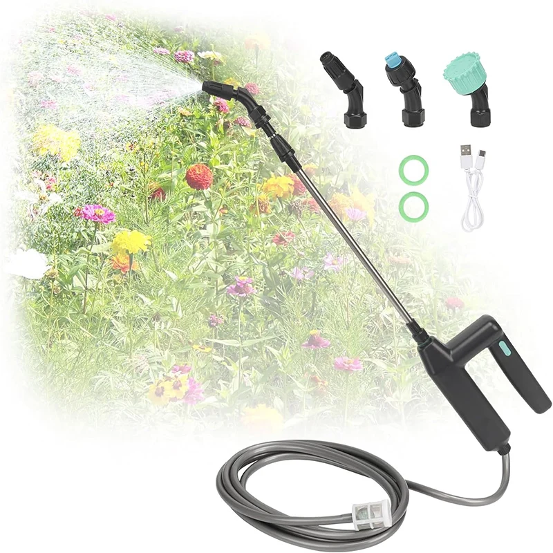 Electric Plant Garden Sprayer 7.4V Powerful Battery Powered Sprayer Telescopic Wand Gardening watering tool Electric Sprayer