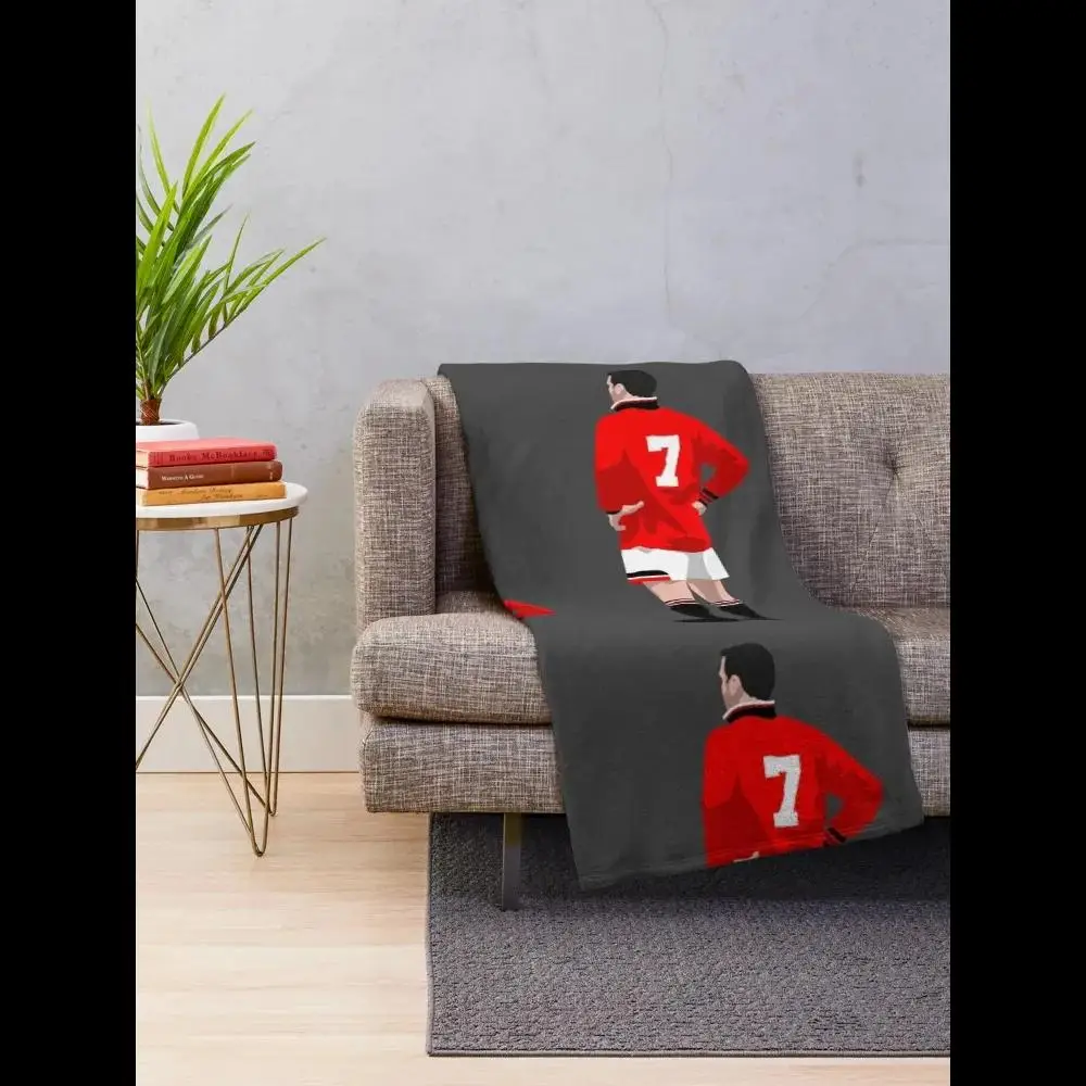 

Плед Eric Cantona Man Utd из мягкого плюшевого флиса для уютного комфорта, идеальный подарок для футбольных фанатов