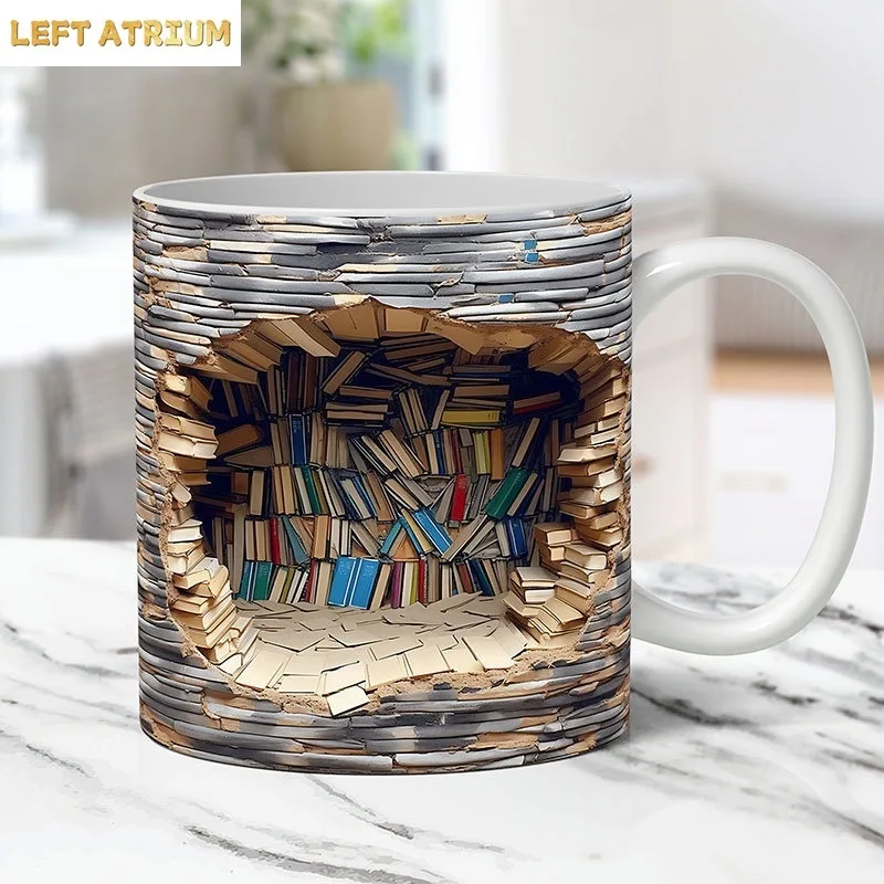 Ceramic Mug 3D Design Image Space Creativity Versatile Mug Ornament Design Unique Home Decoration Perfect Gift Choice