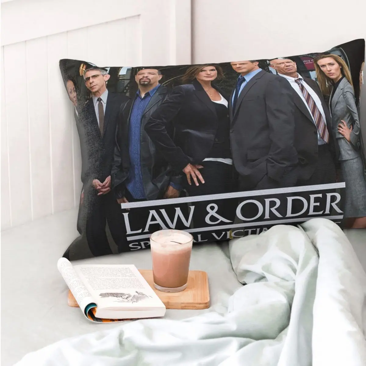 Law And Order SVU Merch Rectangle Pillowcase Cushion Cover Decorative Bedroom Bed Home Comfort Throw Pillow