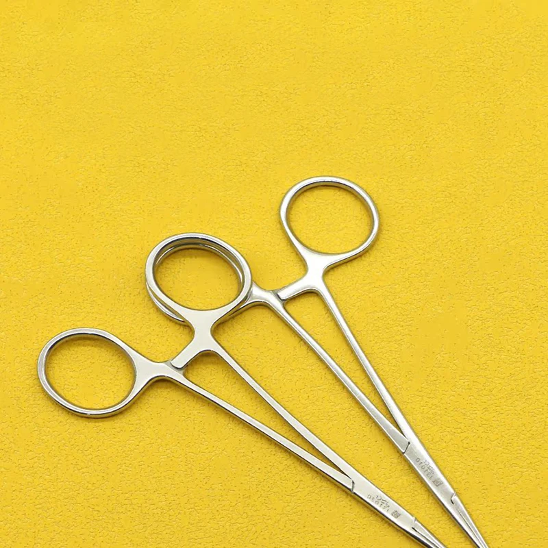 Stainless steel hemostatic forceps needle-holding forceps straight elbow vascular forceps