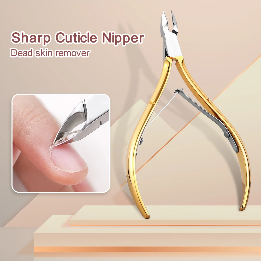 

1pc Professional Cuticle Cutter Nail Nippers Scissors Manicure Pusher Pedicure Tong Dead Skin Remover Nail Cuticle Regrowth Tool