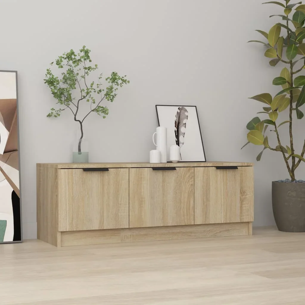 Sonoma Oak TV cabinet 102x35x36,5 cm wood Engineering