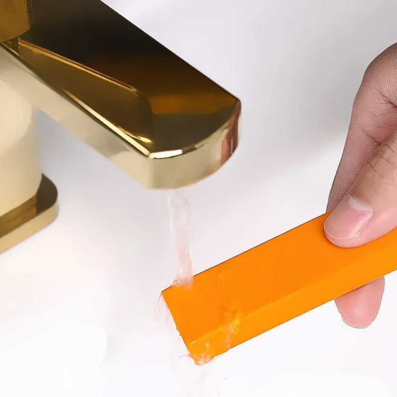 Einfacher Kalkentferner, Badezimmer-Glas-Rostentferner, Gummi-Haushalts-Küchenreinigungswerkzeug, Küchen-Kalk- und Rostbürste – Detail 8
