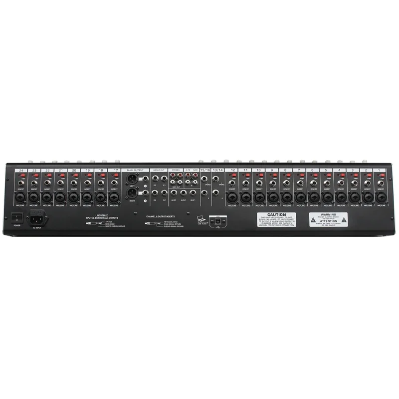 

Xtuga New Arrivals QMX Series Professional Audio Mixer 24 Channel Analog Mixing Cnsole With Dual Equalization