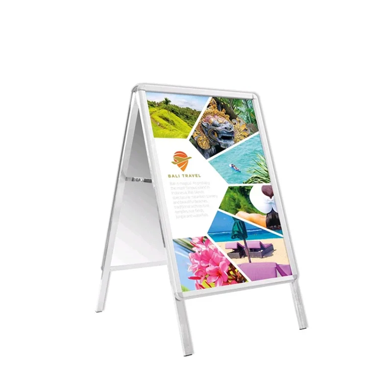 Super high-quality sidewalk advertising photo display board A frame road sign