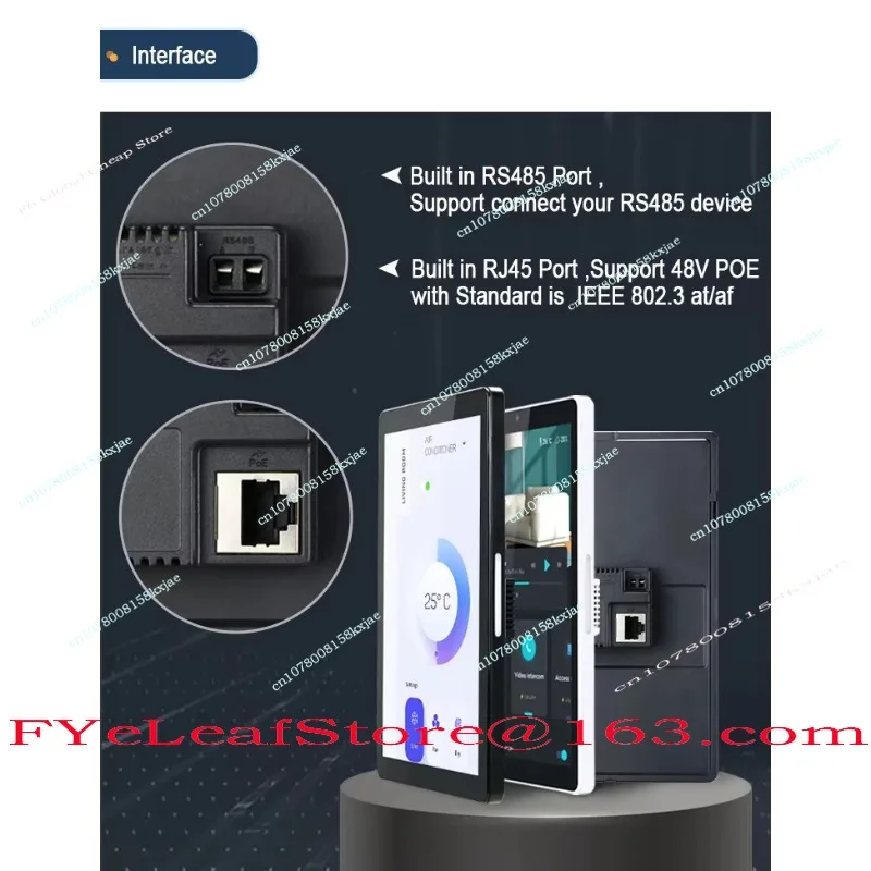 8-Inch Android 13 Wall Control Smart Home Automation Panel with App Control