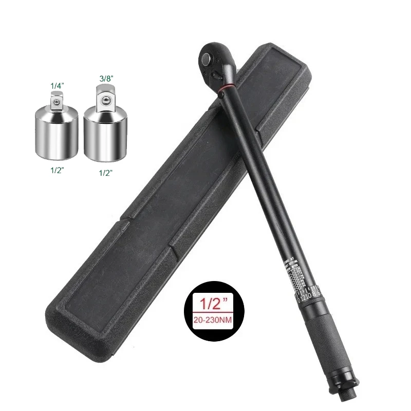 72T Drehmomentschlüssel 1/2'' 3/8'' 1/4'' Vierkantantrieb Voreingestellter Fahrrad-Drehmomentschlüssel Zweiwege-Ratsche Auto Fahrrad Kfz-Handwerkzeuge – Detail 16