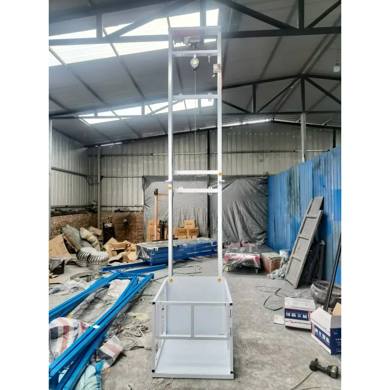 【2026】مصعد شحن هيدروليكي كهربائي، منصة رفع منزلية، منصة رفع صغيرة، أحادية بسيطة