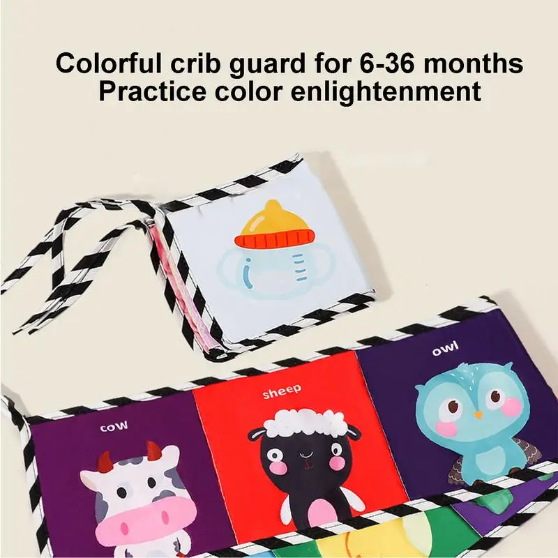 Soft Books For Babies Crinkle Books Toddler Toys Cloth Books Crib Toy Chewable High Contrast Fine Motor Toys Educational Toys