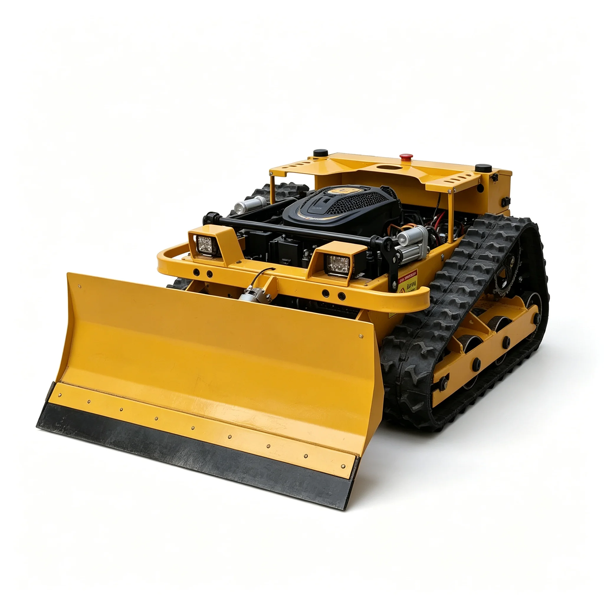 Customized Smart Remote Controlled Crawler Lawn Mower for Hillside Orchard Farm Weed Cutting and Landscaping view 3