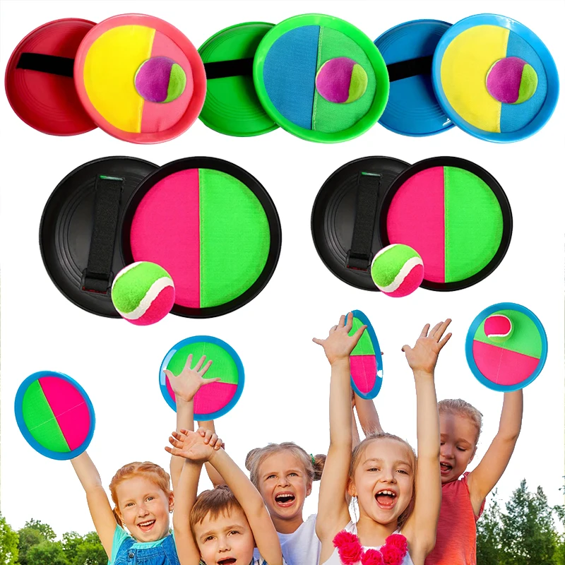 투스 앤 캐치 볼 끈적한 공 어린이 스포츠 장난감 부모-자녀 상호 작용 여름 야외 해변 멀티플레이어 파티 게임 TMZ